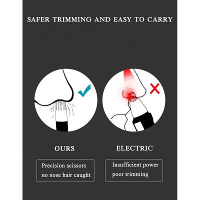 Picture of Nose hair trimmer for men and Women Nose Manual Trimmer Mini Nose Trimmer