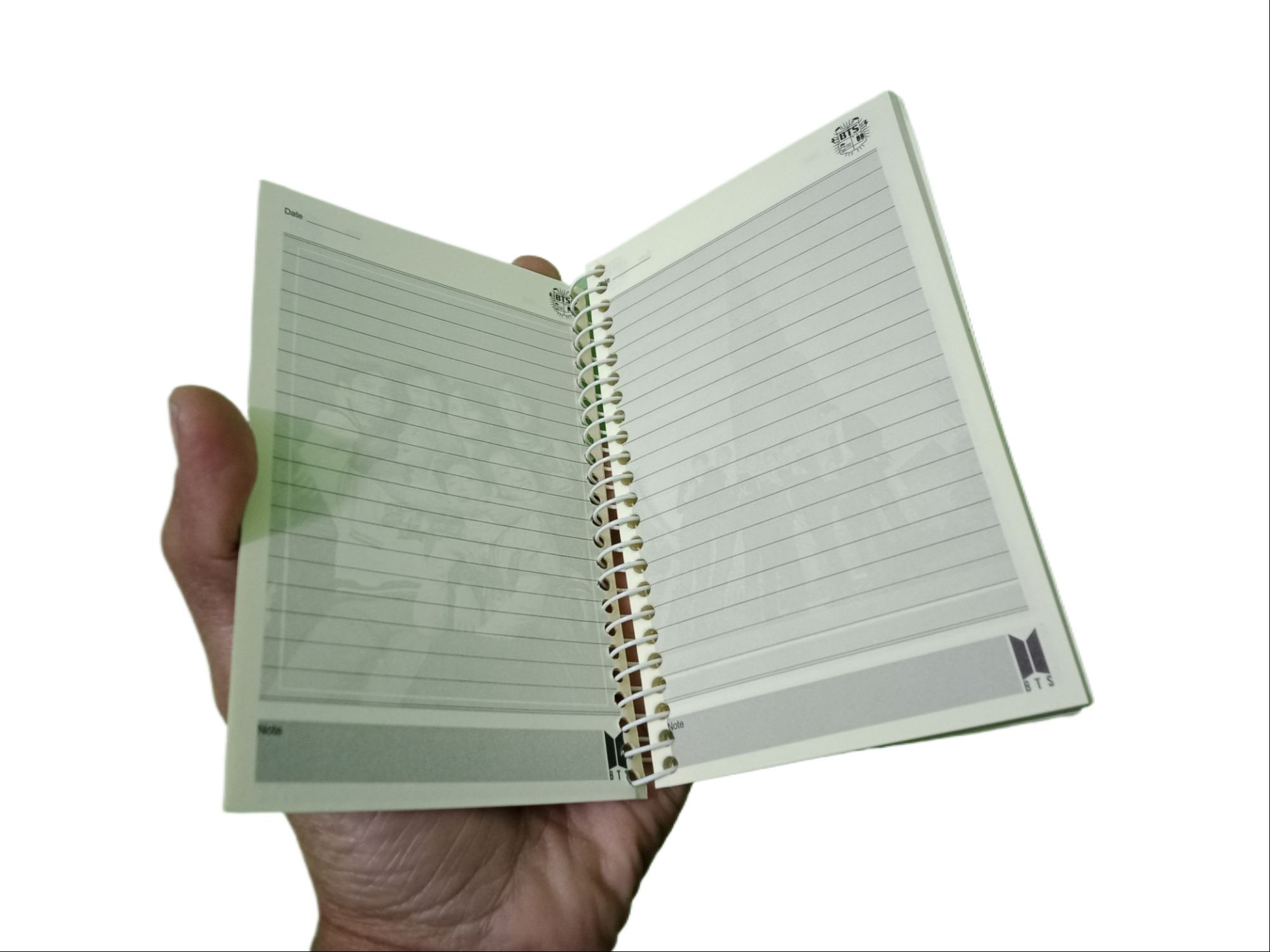 Picture of BTS mini Dairy pocket Notebook Pads for BTS lover bts fan Multicolor A6