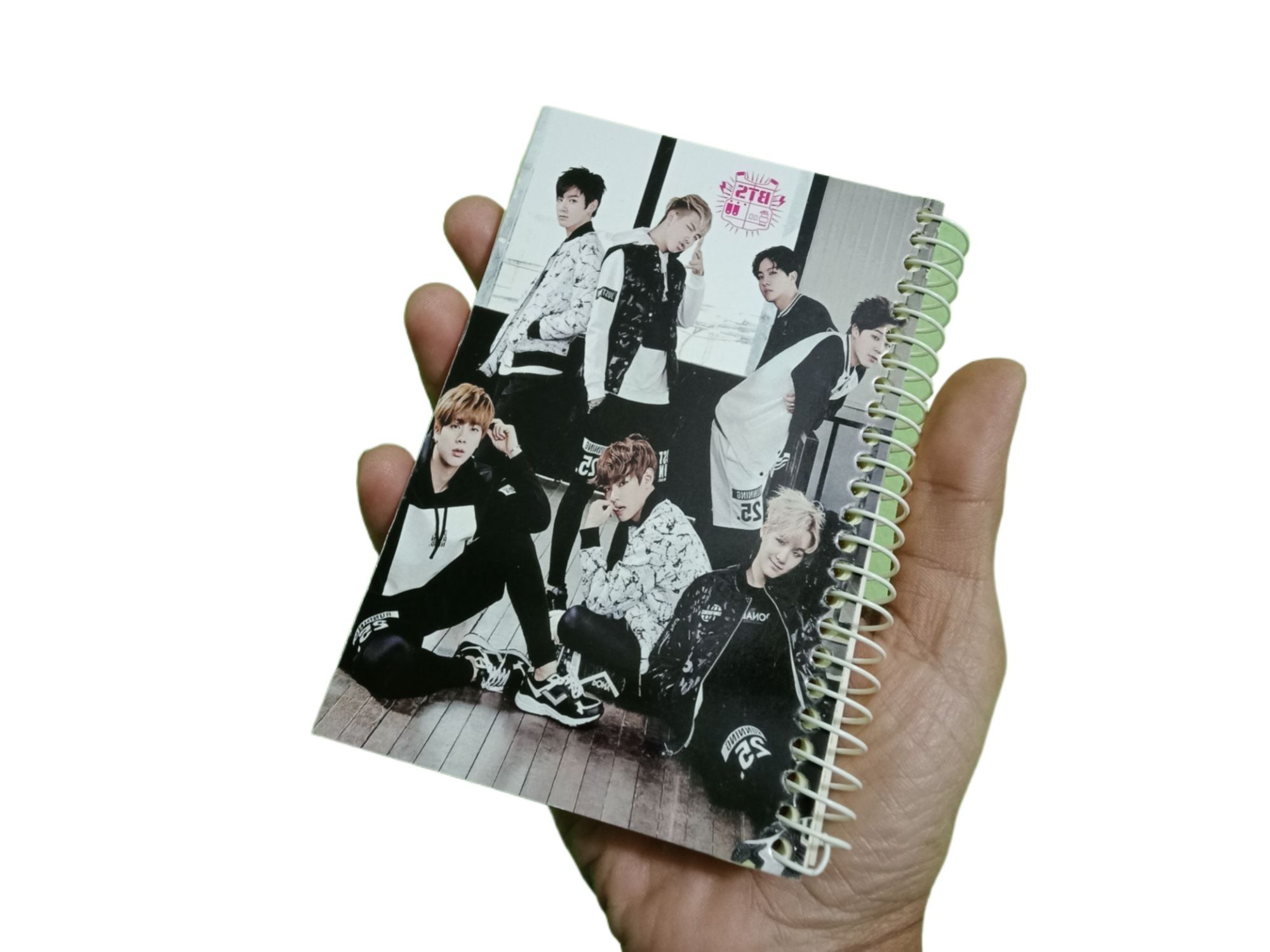 Picture of BTS mini Dairy pocket Notebook Pads for BTS lover bts fan Multicolor A6