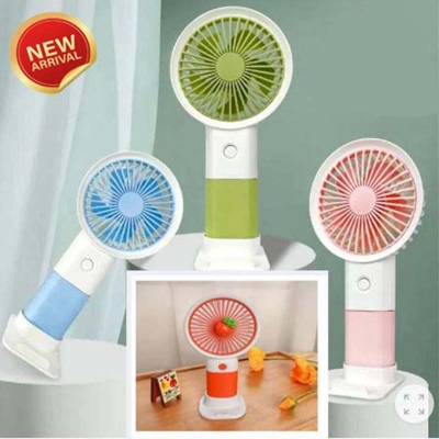 Picture of Portable Mini Fan USB Rechargeable Fan Handheld Portable Fan Cooling Fan Cute Cooling Face Fan