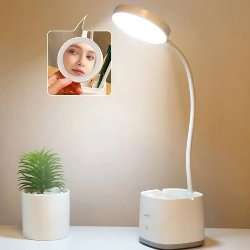 Picture of YAGE YG-T109 Table Lamp Pen Holder Desk Lamp Rechargeable USB Reading LED Table light Night Light By Gadget Mix -Multicolor