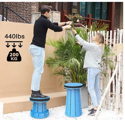 Picture of Outdoor Rainbow Folding Stool Portable Chair Adjustable Rainbow Retractable Stool Fishing Retractable Folding Stool Furniture.