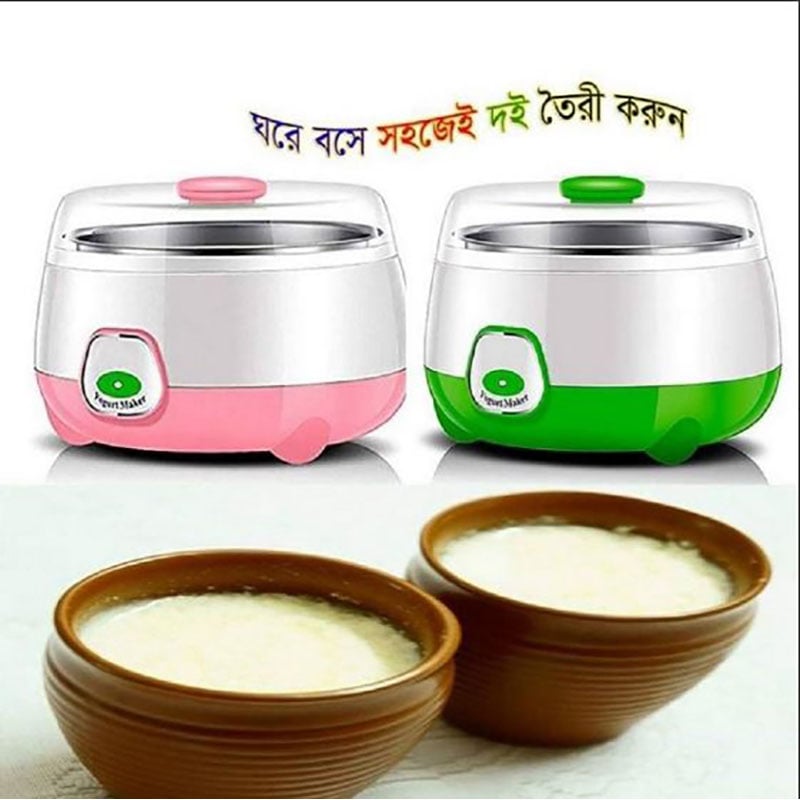 Picture of Automatic Yogurt (Doi) Maker Green 1 liter -Multicolor