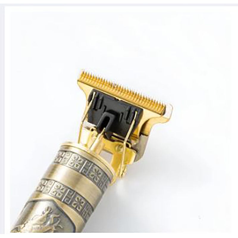 Picture of T9 Vintage USB C Type cable with Rechargeable Hair Trimmer metal body For Men and Women