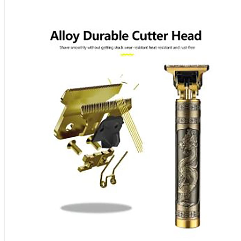 Picture of T9 Vintage USB C Type cable with Rechargeable Hair Trimmer metal body For Men and Women