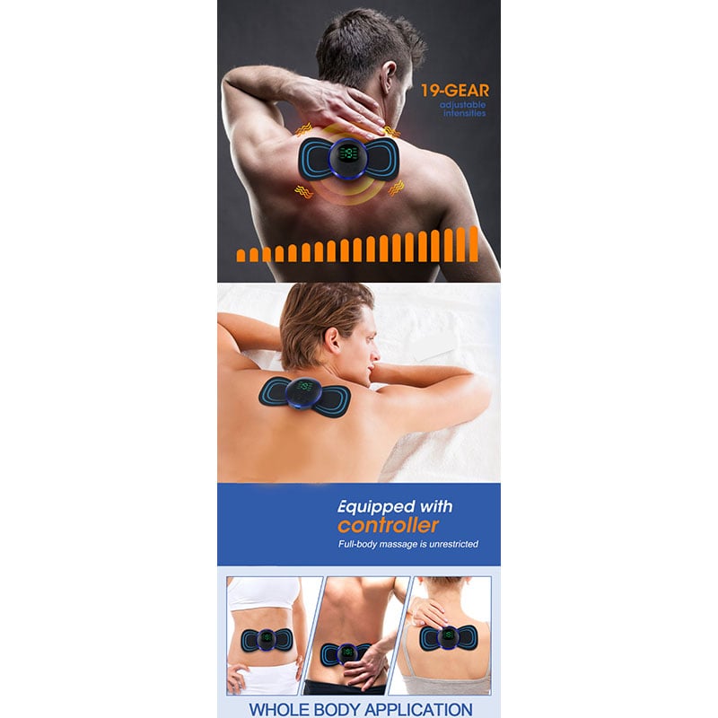 Picture of 2 IN 1 combo Electric Hot Water Bag pain remover with EMS Mini Massager [ Multicolour ] best Quality Doctor Suggested - Multicolor