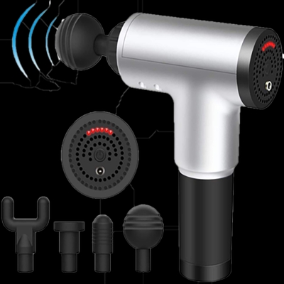 Picture of Body massage gun Vibration Body muscle massager Fascial Gun.