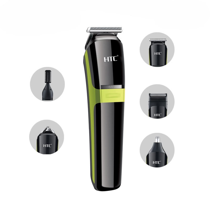 Picture of HTC AT-1322 Professional Clipper Trimmer Shaver 3 in 1 mens grooming care kit Rechargeable hair clipper Hair Trimmer.