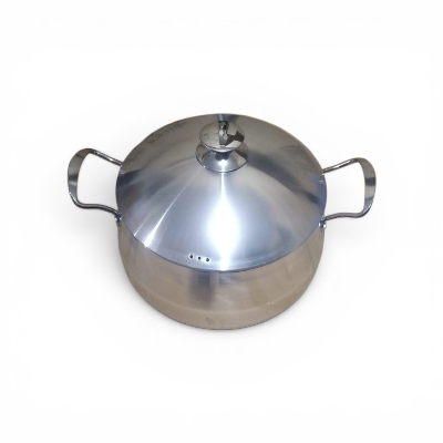 Picture of kiam classic belle shape saucepan non ib 30 cm-SILVER
