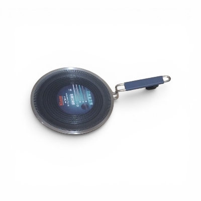 Picture of Kiam Hi-Tech Try-ply Cookware inducation Bottom Ruti Tawa 26 cm-BLACK
