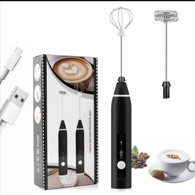 Picture of Rechargeable Handheld 3-Speed Adjustable Milk Frother