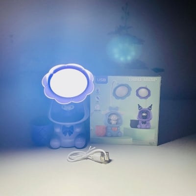 Picture of 3 in1 Rechargeable Table Lamp Adjustable LED Desk Light for Study Office and Bedside Use (Multicolor)-Multicolor