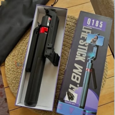 Picture of Q185 Auto Face Tracking Tripod Selfie Stick with Wireless Remote Control Smart Auto AI Tracking Stabilizer Gimbal (5.8) foot