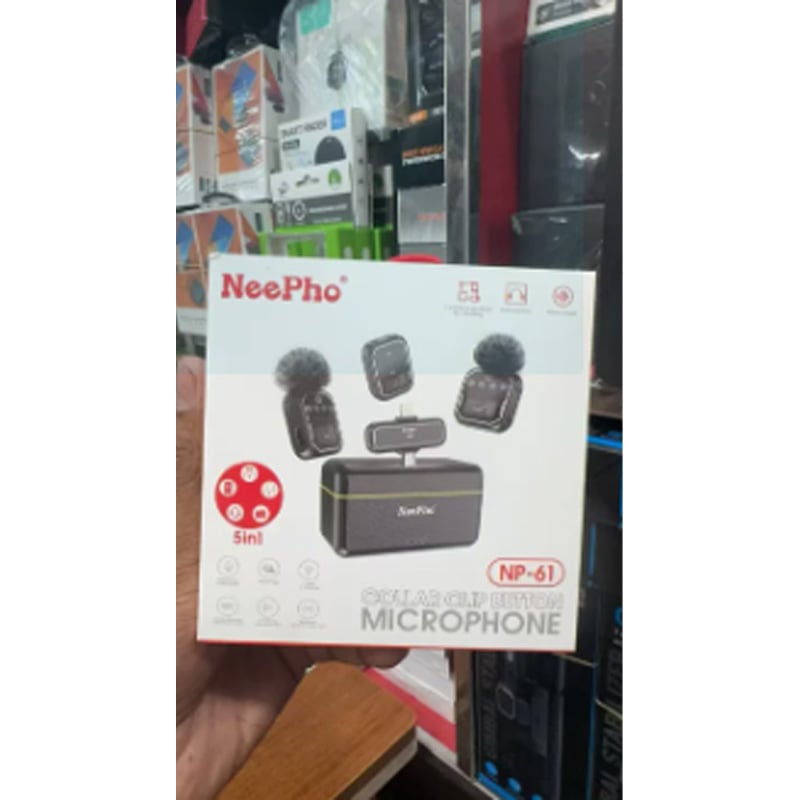 Picture of Neepho NP-61 Wireless Microphone For Type-C, iPhone & Camera
