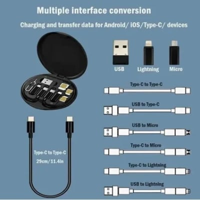 Picture of 5-in-1 Charging Data Cable Storage Box