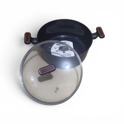 Picture of Kiam diecasting Cassorle inducation bottom 24 cm-BLACK