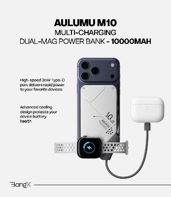 Picture of AULUMU M10 Multi‑Charging Dual‑Mag Power Bank