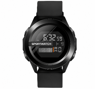 Picture of LASHIDA Wind Multi-Functional Simple Round Electronic Watch Watch Sports Men and Women Middle School Students Trend Couple LCD Waterproof