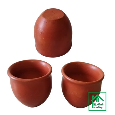 Picture of Tea cup Matka tea cup set, Clay Matka Tea cup set, Matka Tea & Coffee Cups Handmade Ceramic Terracotta Clay Tea Cup, matka chair cups tea and coffeeshop