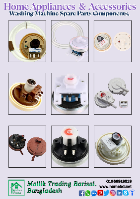 Washing Machine Pressure Switch DPS-KS2A. Pressure Sensor DC96-01703C Washer Water Level Sensor Switch. Pressure Sensor Switch.  Samsung Washer. LG Washer,