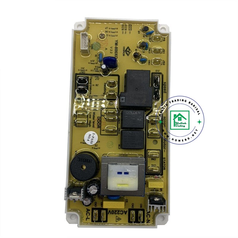 Washing Machine Control Board PCB YM800, Front Loading. Universal PCB controller. Fully Automatic.