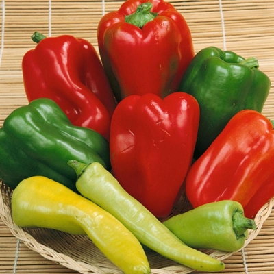 Picture of Mixed Suite Bell Bonsai Capsicum Vegetable Seed -10 Pice
