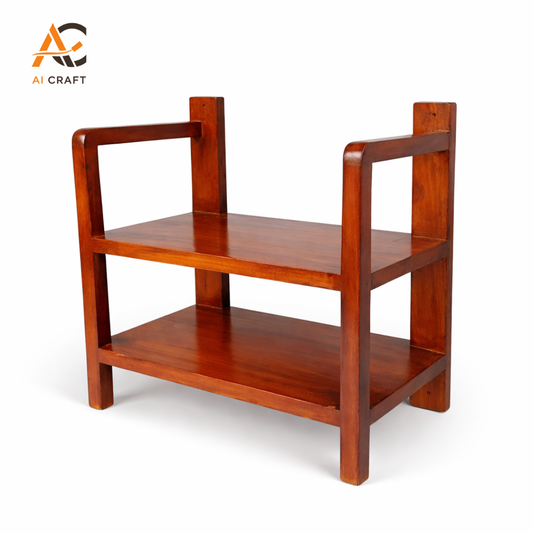 Picture of Wooden Wall Mounted Rauter, Onu, Mini UPS Stand - 2 Layer