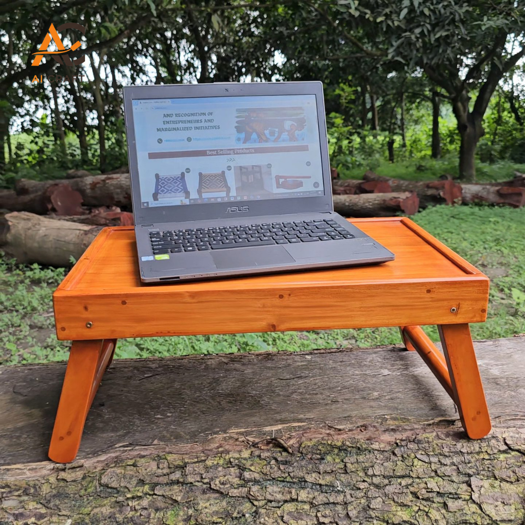 Picture of Wooden Portable And Folding Table For Study And Laptop Use