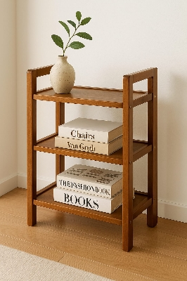 Picture of Meheguni Harmony Rack – Premium Meheguni Wood Rack for Books, Décor & More