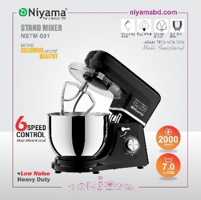 Picture of Niyama 7Ltr 2000W Stand Mixer NSTM-001