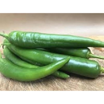 Picture of Spicy Big Banana Green Chilly Seeds -20 Psee seeds