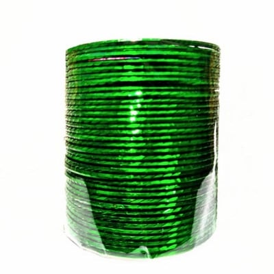 Picture of Gorgeous Metal Bangles Green Set Churi for Women 28 Size