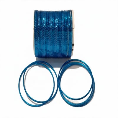 Picture of Gorgeous Metal Bangles Green Set Churi for Women 28 Size