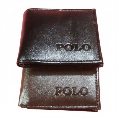 Picture of Man Wallet Money Bag hocolate/ Black colour ( Polo )
