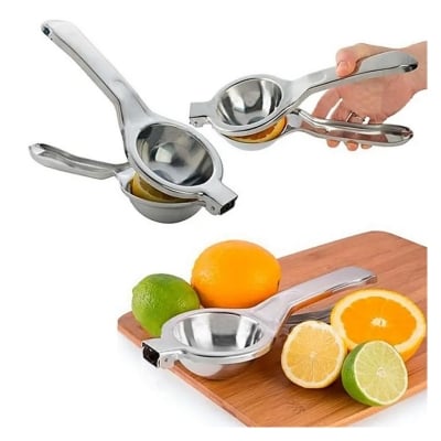 Picture of Stainless Steel Lemon Squeezer Manual Citrus Juicer Hand Press Lemon Extractor Heavy Duty Kitchen Tool