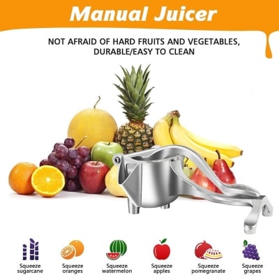 Picture of Aluminum Fruit Press Manual Hand Juicer Citrus Juice Extractor Heavy Duty Hand Press Lemon Orange Juicer