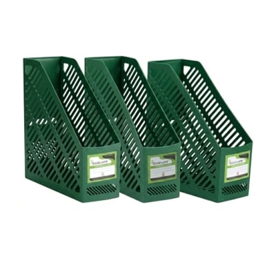 Picture of Good Lucktm Single File Holder (Document Magazine File Organizer) - Green