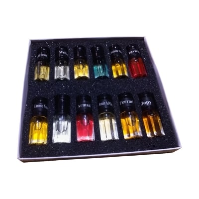 Picture of Perfume Sweet Box Attar Combo Pack – 12 Halal Perfume Oils Gift Set for Men & Women