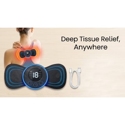 Picture of Mini Massage Stick Roller – Body Muscle Relax Tool | Handheld Leg, Neck & Back Pain Relief Massager | Portable Fitness Massage Roller