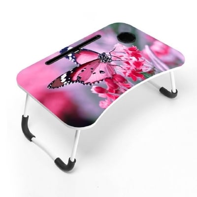 Picture of 3D Printed Foldable Laptop Table Portable Bed Desk Study Table Breakfast Tray for Reading Writing Eating and Laptop Use