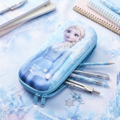 Picture of GOOD ONE 3D Elsa Frozen Pencil Case – Waterproof Hard-Shell Stationery Pouch for Girls | Waterproof school pouch, Kids cute geometry box, Frozen theme school supplies, Large capacity pencil holder for kids, Premium quality stationery organizer