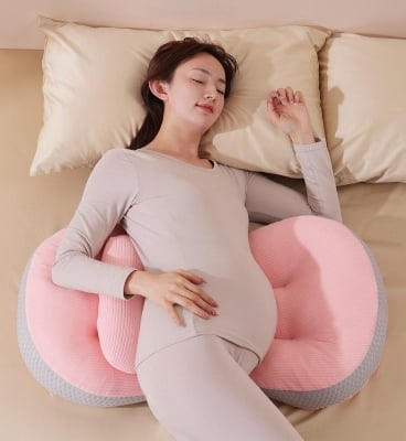 Picture of China Imported Pregnancy Pillow Belly Support (Hot Pink)