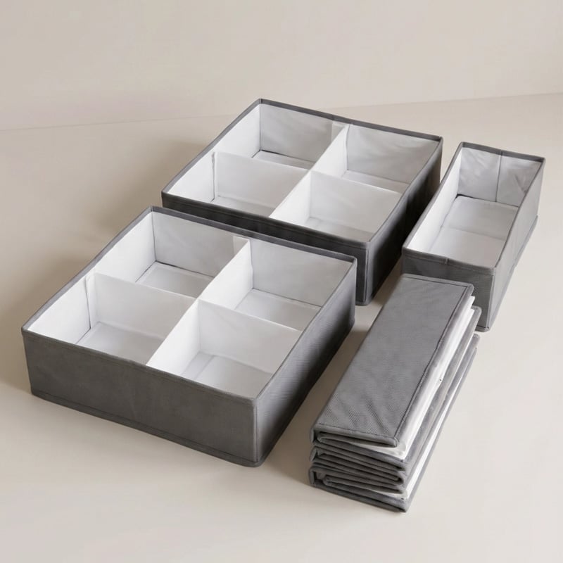 Picture of Storage Bag & Box (Two Big Size Box & One Small Size Box with two Compartments)-15204