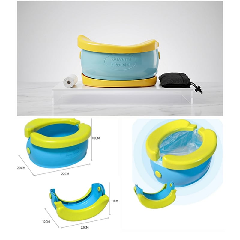 Picture of Foldable Baby Banana Potty — Portable Toddler Training Seat for Home & Travel
