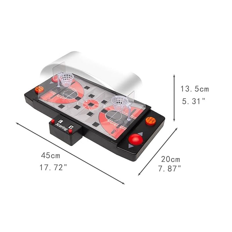 Picture of Basketball Game Toy Desktop Table Basketball Games /  Mini Tabletop 2-Player Basketball Arcade Board Game -153149