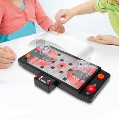 Picture of Basketball Game Toy Desktop Table Basketball Games /  Mini Tabletop 2-Player Basketball Arcade Board Game -153149