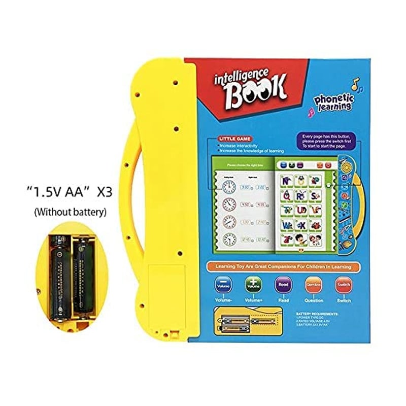 Picture of Interactive Intelligence Book l Learning Book for Kids – Sound & Phonics Education Toy with Pen | Early Educational Activity Book for Toddlers-153152