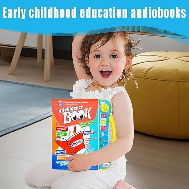 Picture of Interactive Intelligence Book l Learning Book for Kids – Sound & Phonics Education Toy with Pen | Early Educational Activity Book for Toddlers-153152