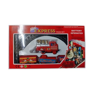Picture of Mini Express Train Set For Kids - Red