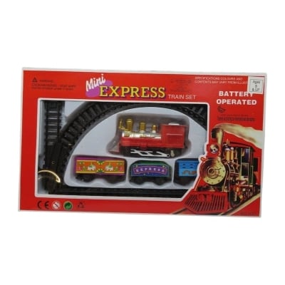 Picture of Mini Express Toy Train Set 6" x 11" Child's Train - Multicolor
